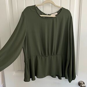 Loft balloon sleeve blouse